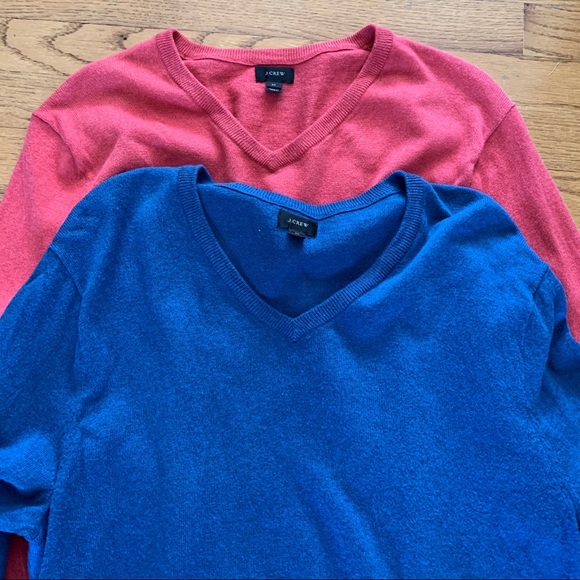 J. Crew Other - Men's J. Crew V-Neck Sweaters - Set of 2